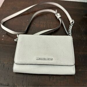 Michael Kors Gray Crossbody Bag